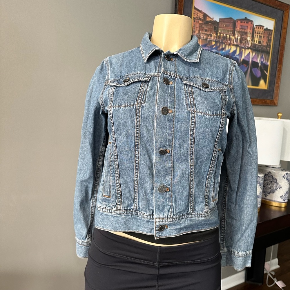 Talbots Soft Denim Blue Jacket 4p - image 1